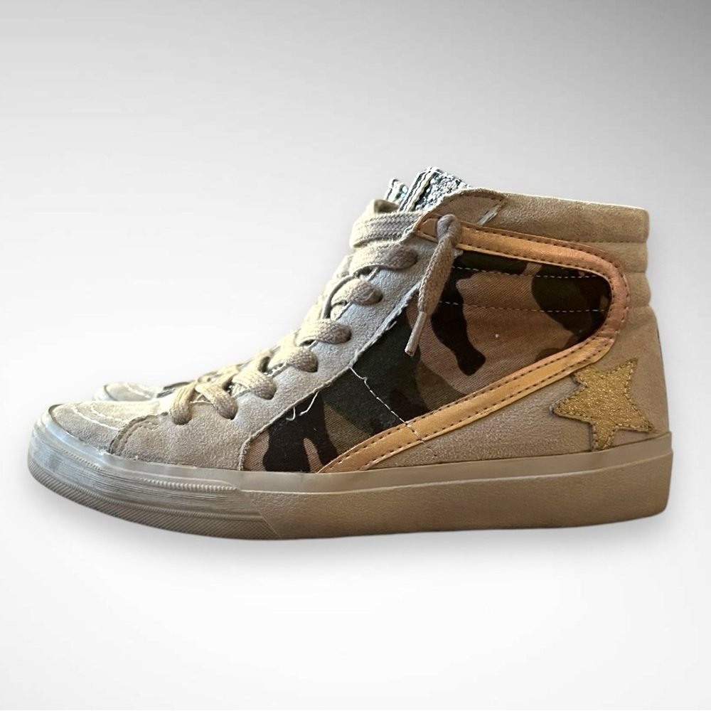SHU SHOP Roxanne High Top Camo Sneakers Size 7 | EUC - Picture 5 of 11
